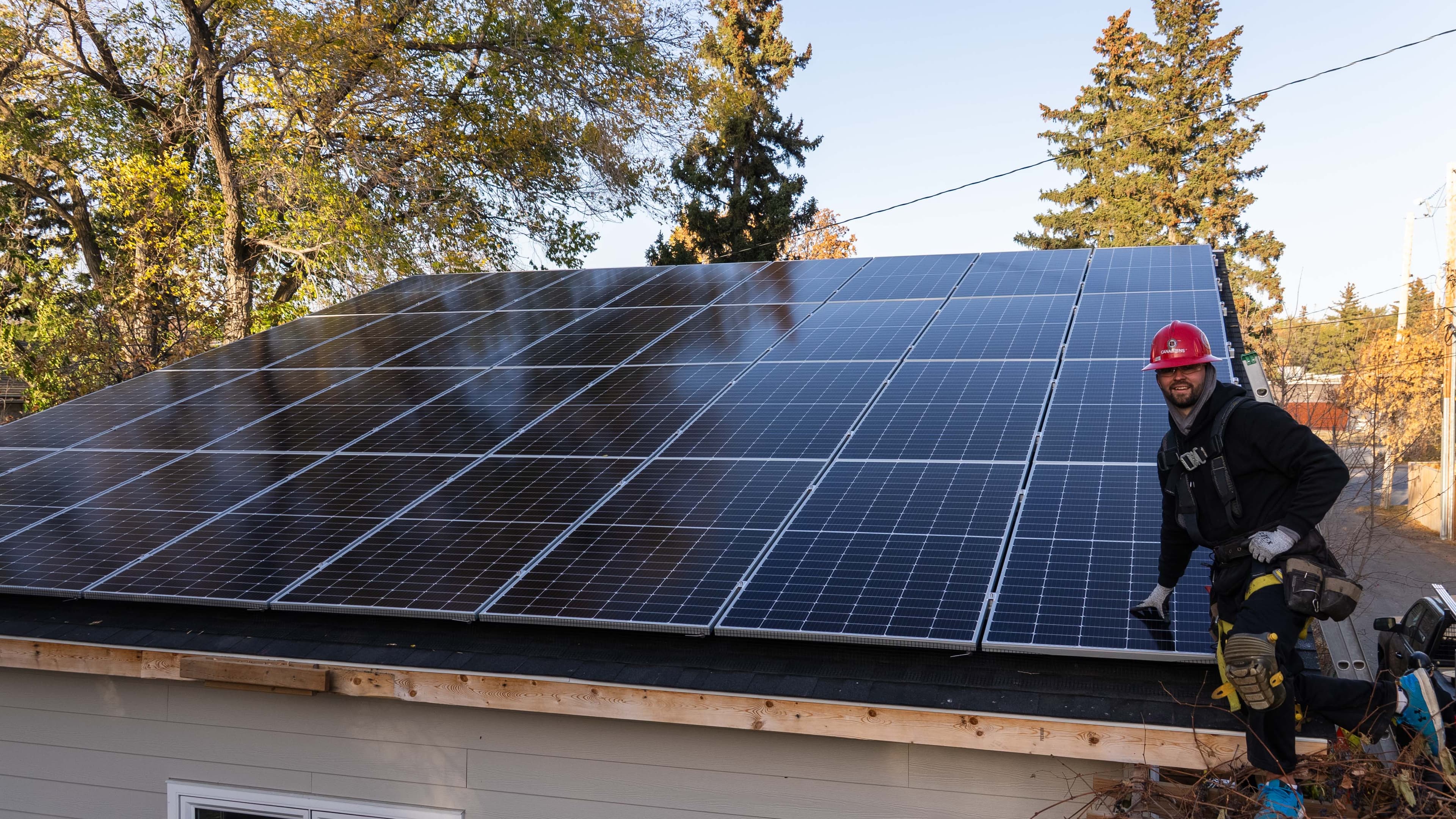 14.7 kW Rooftop Solar in Regina — Stephen Hall in Regina, SK