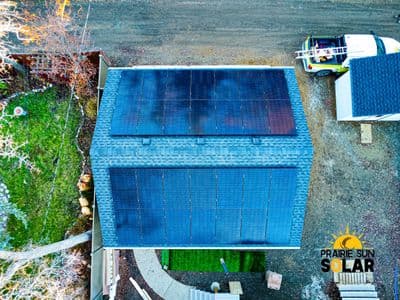 East-West Split Roof Solar in Regina — 14 kW — Regina Homeowner in Regina, SK